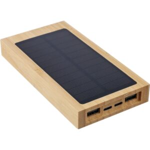 Powerbank 10000 mAh mit Solarladegerät für Ihre Werbung