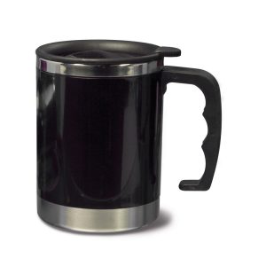 Reisebecher 400 ml doppelwandig mit individuellem Branding